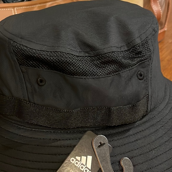 Adidas Victory III Bucket Hat Cap UPF50 UV50 Aeroready black Men’s Size L / XL - Picture 4 of 15